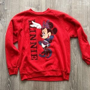 Vintage Disney Minnie Red Cozy Sweatshirt